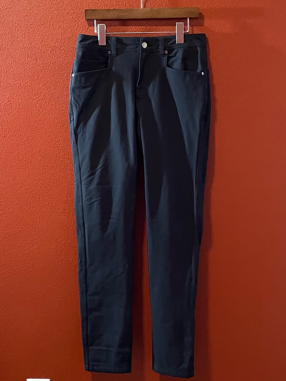 Western Rise Men’s Diversion Slim Fit Stretch Travel Black Workwear Pants